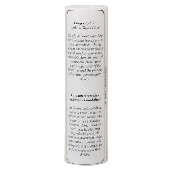 LED Candle – Our Lady of Guadalupe