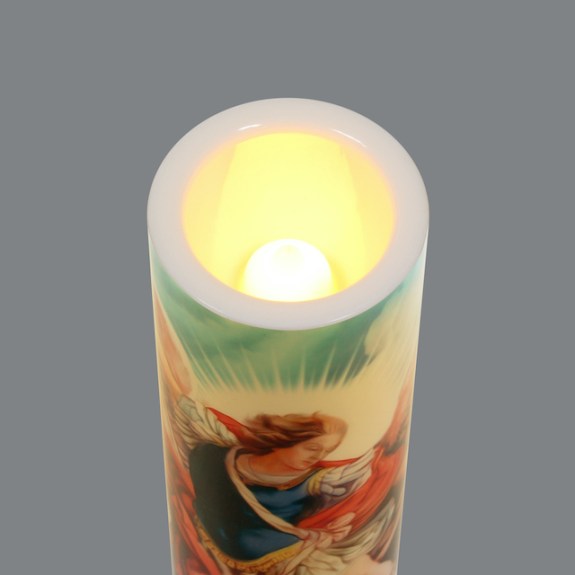 LED Candle – St. Michael the Archangel