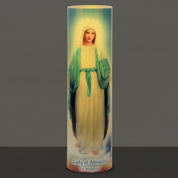 LED Candle – Lady of Miracles