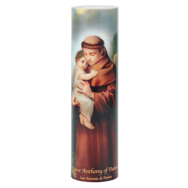 LED Candle - St. Anthony of Padua