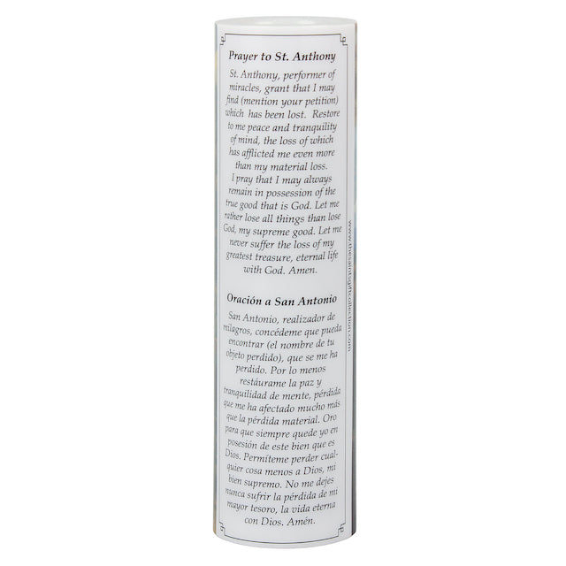 LED Candle - St. Anthony of Padua