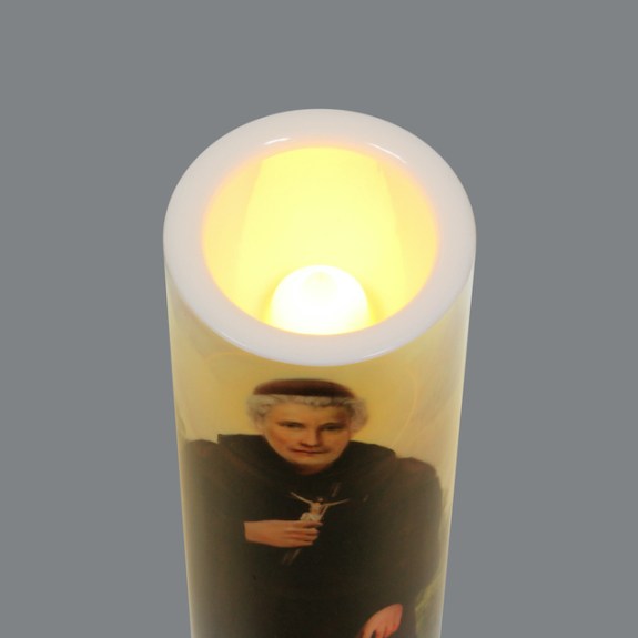 LED Candle – St. Peregrine, Patron of Cancer Patients