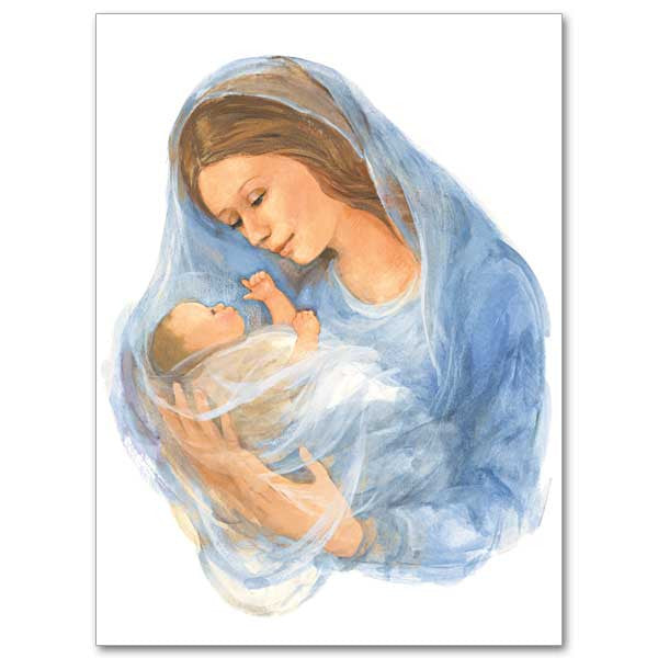 Madonna And Child Painting Christmas Spirit