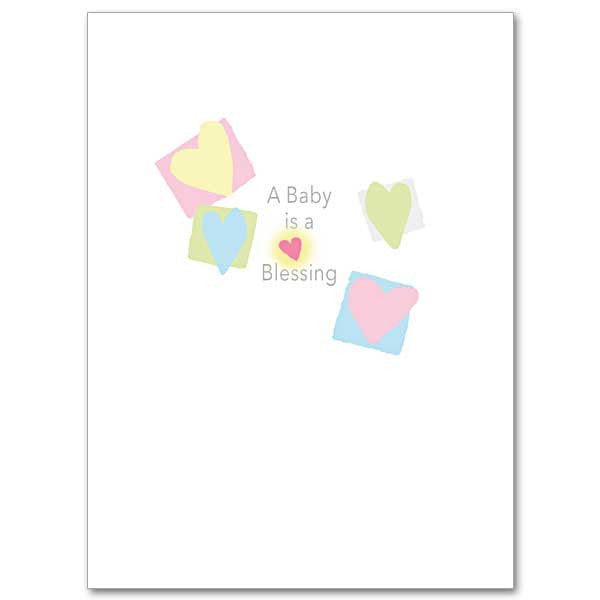A Baby Is a Blessing Baby Congratulations Card
