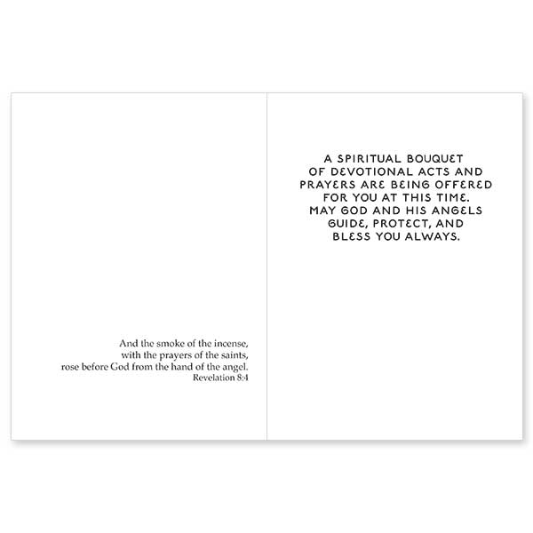 A Spiritual Bouquet for You Card