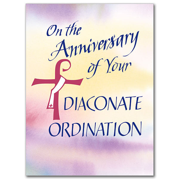 On The Anniversary Of... Deacon Anniversary Card