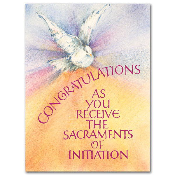 Congratulations As You... Rcia (Stage 3) Card
