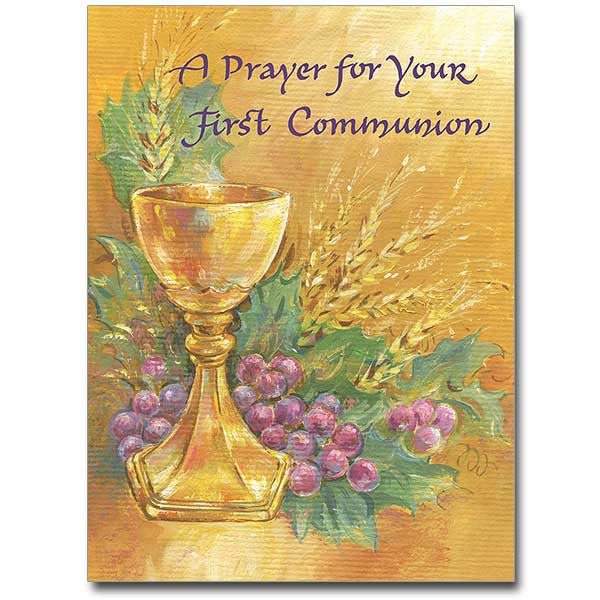 A Prayer For... First Communion Card