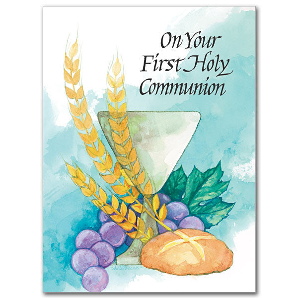 On Your First Holy Communion Card