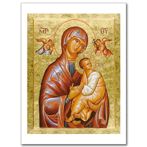 Icono de Nuestra Madre del Perpetuo Socorro Tarjetas de felicitación