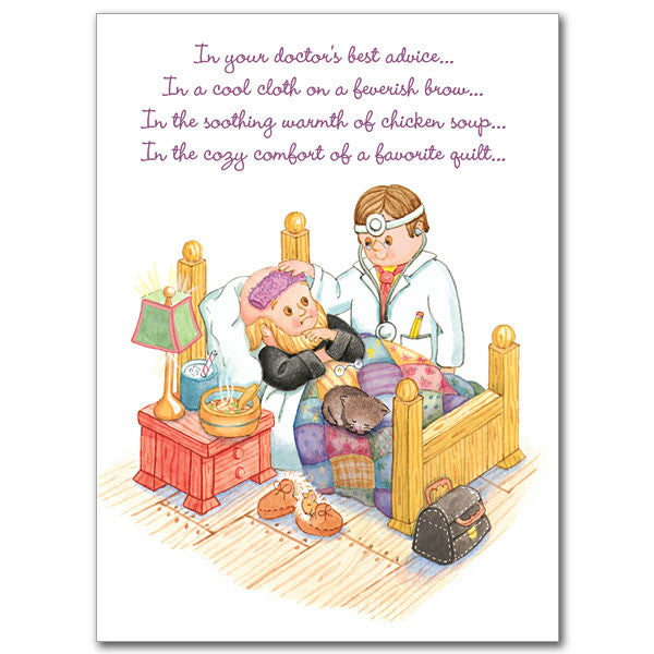 In Your Doctor'S Best... Get Well Card