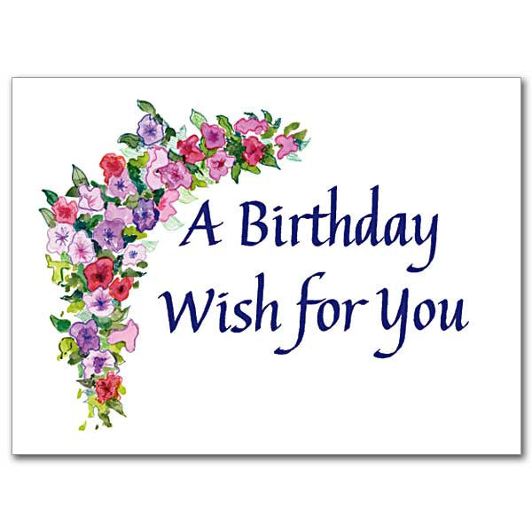 A Birthday Wish For You Birthday Card