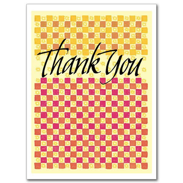 Thank You Thank You Card
