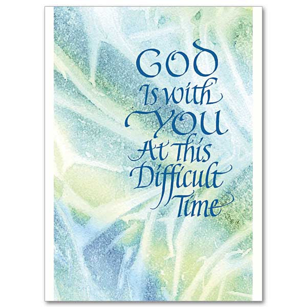 God Is With You At This... Sympathy Card