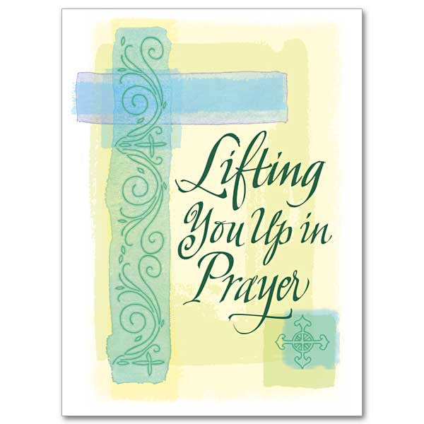 Lifting You Up In Prayer Encouragement/Praying Card