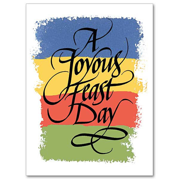 A Joyous Feast Day Feast Day Card