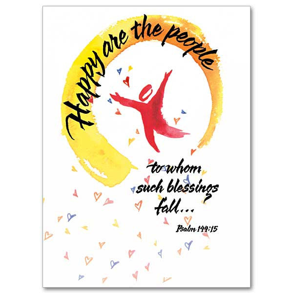 Happy are the people...