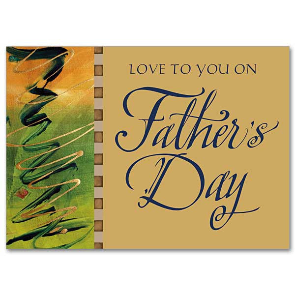 Love to You on Father's Day Card