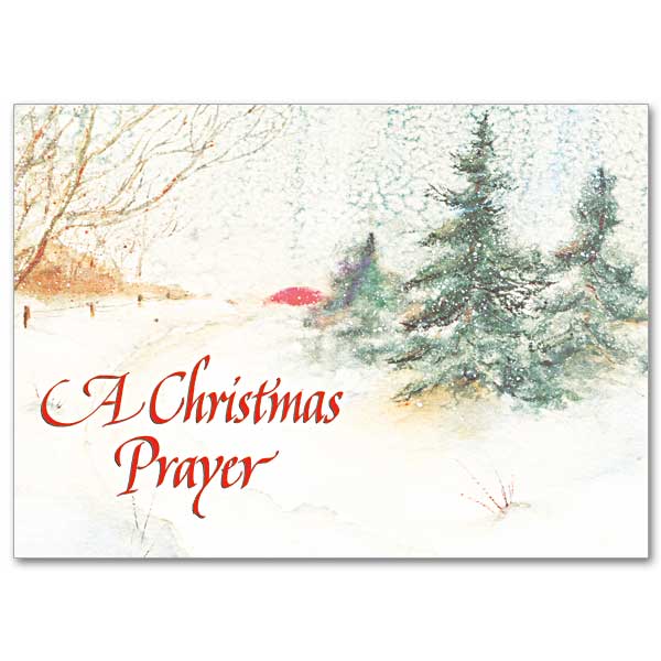 A Christmas Prayer:  Card for a difficult Christmas