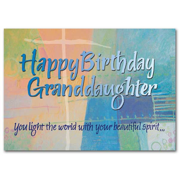 Happy Birthday, Granddaughter
