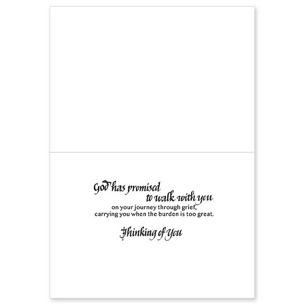 And Remember I Am with You Always Sympathy Card