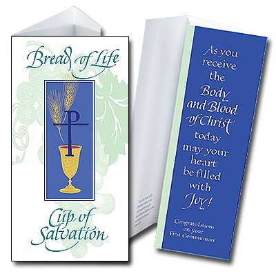 Bread Of Life Cup Of Salvation 1St Communion Money Holder