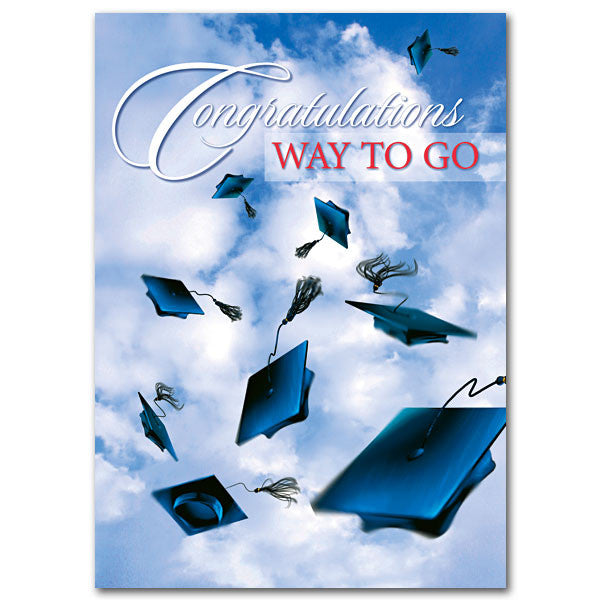 Congratulations! Way To Go Graduation Card