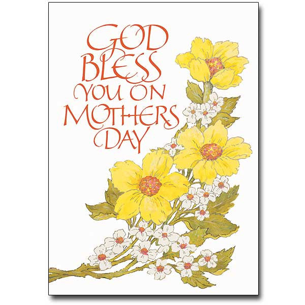 God Bless You On... Mothers Day Card
