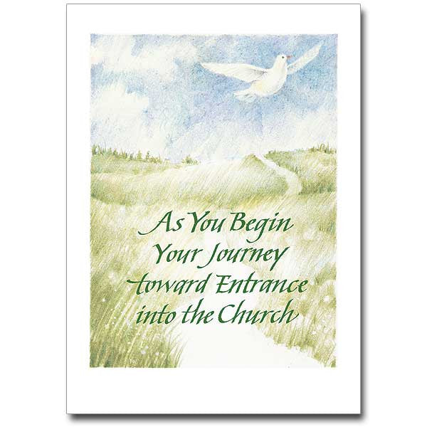 As You Begin Your Journey... Rcia Entrance Card