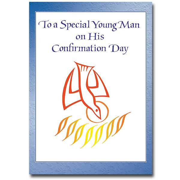 To A Special Young Man Confirmation Card