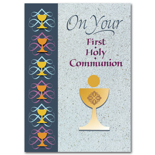 On Your First Holy Communion First Communion Card