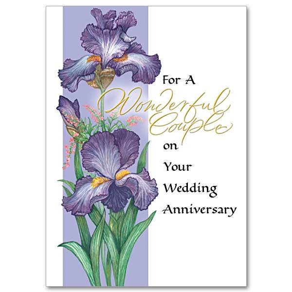 For A Wonderful Couple Wedding Anniversary Card