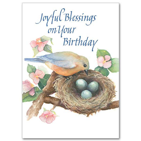 Joyful Blessings Birthday Card