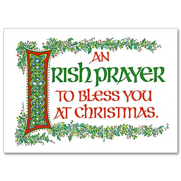 An Irish Prayer To Bless You Miracle Of Christmas Card