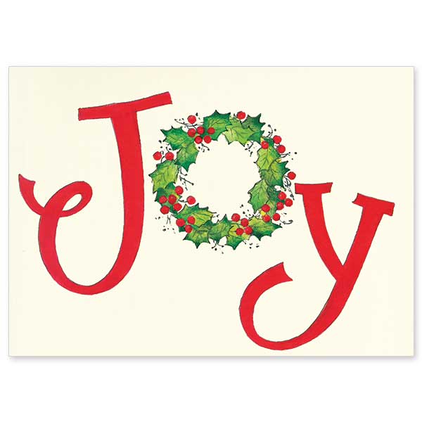 Joy Wreath: Miracle of Christmas Card