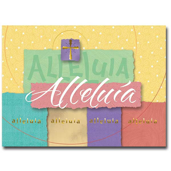 Alleluia Alleluia Easter Card