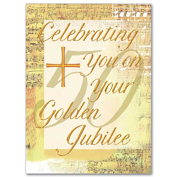 Celebrating You On Your Golden Jubilee Priest or Religious, 50th Anniversary Card
