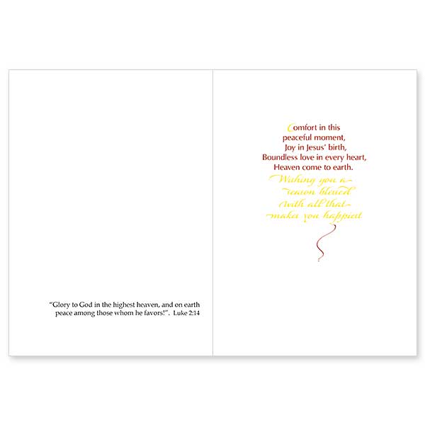 Glory to God in the Highest: Splendor of Christmas Card