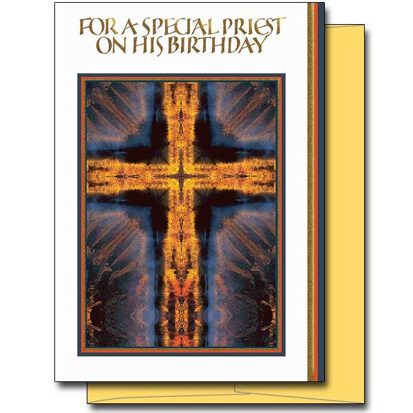 For A Special Priest Priest Birthday Card