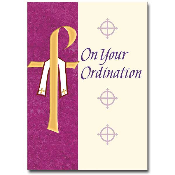 On Your Ordination Card