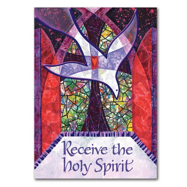 Reciba la tarjeta de confirmación del Espíritu Santo