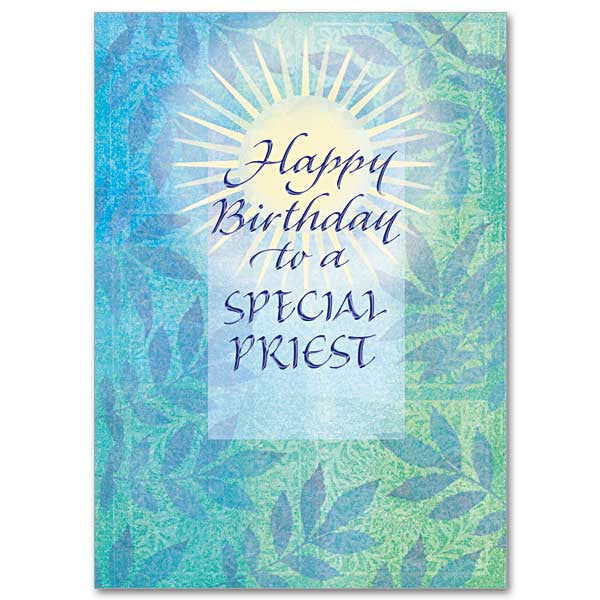 Feliz cumpleaños a un sacerdote especial