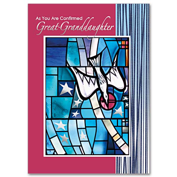 As You Are Confirmed, Great-Granddaughter  Confirmation Card