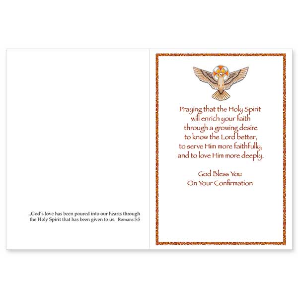 A Prayer on Your Confirmation Day New Confirmation Card