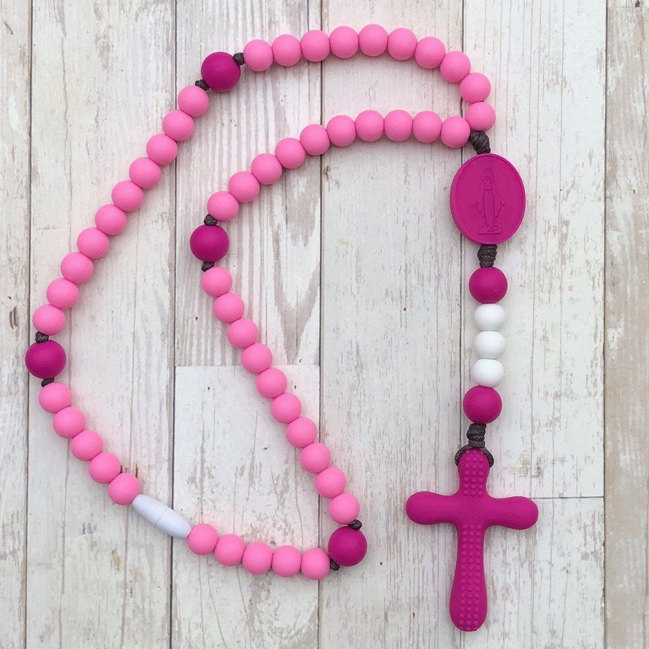 Double Pink Soft Chew Rosary