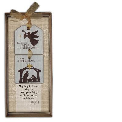 Hanging Nativity Ornament