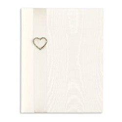 Wedding Memory Books - Jeweled Heart