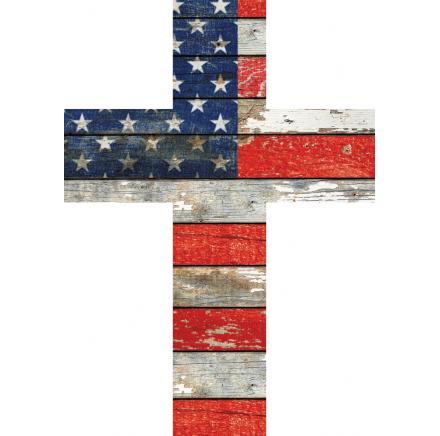 American Flag Cross