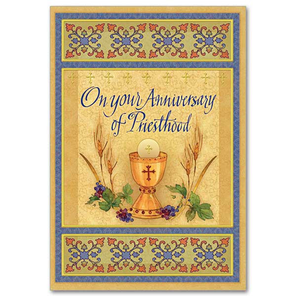 On Your Anniversary Of Priesthood Ordination Anniversary Card