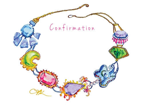 Confirmation Necklace Card